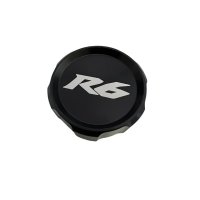 Bremsflüssigkeitsdeckel mit R6 Logo schwarz +...