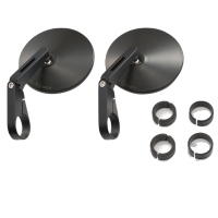 Handlebar end mirror handlebar end short Daytona E-approved