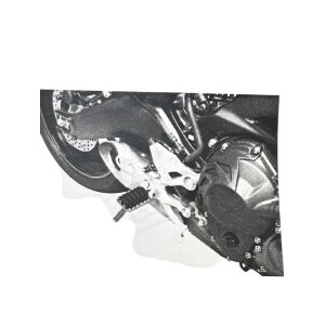 Fußrasten vorne Kit mit ABE  OE Yamaha MT 09 SR