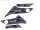 Tankaufkleber Aufkleber set OE Yamaha WR 125