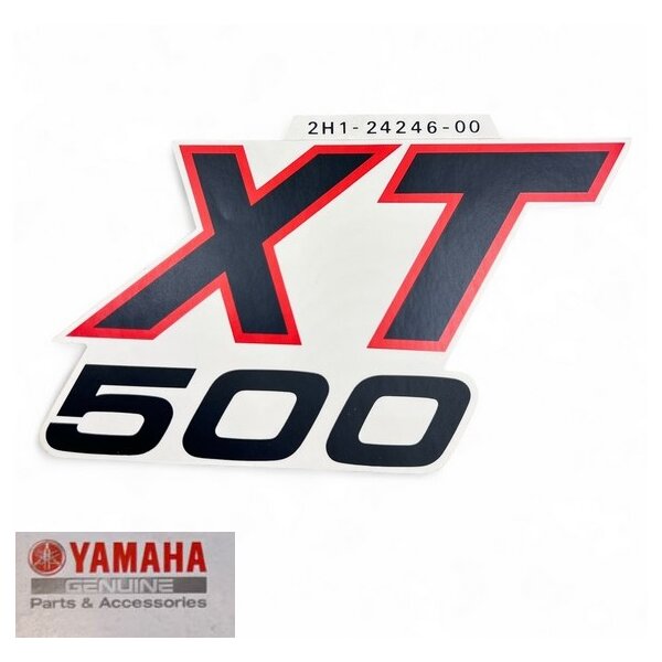 Tankaufkleber Aufkleber links OE Yamaha XT500 1978