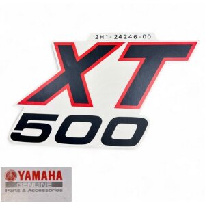 Tankaufkleber Aufkleber links OE Yamaha XT500 1978