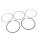 Kolbenringe set  (+1mm)  OE Yamaha XT 600 , TT 600 , YFM 600 Grizzly