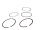 Kolbenringe set  (STD) OE Yamaha XT500 , TT500 , SR400 , SRX400 , XT400