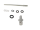 Vergasernadel set OE Yamaha XJR1300 RP10 2004–2006