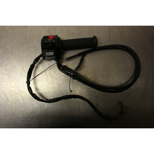 Yamaha FZR 1000 Exup 3LE switch right + throttle cable B2/3